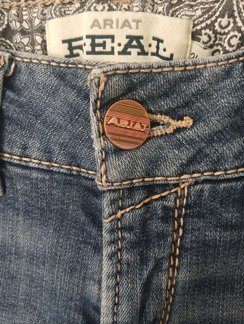 Ariat Women's Straight-Leg Jeans in Denim Blue